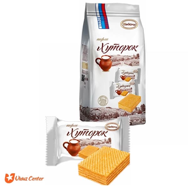 ویفر روسی آکوند مدل khutorok وزن 500 گرم