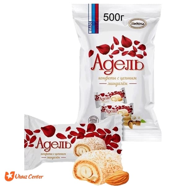 ویفر روسی آکوند مدل Agejib با مغز خامه و بادام 500 گرم