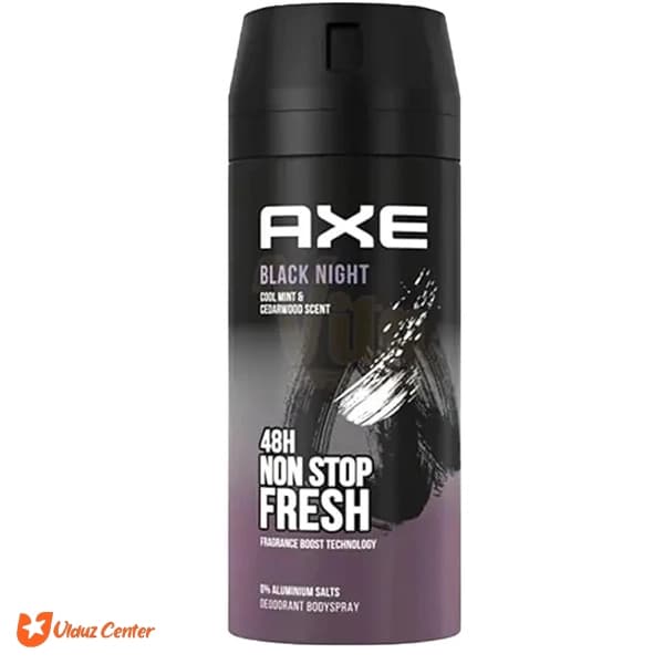اسپری بدن AXE مدل Black Night ایرانی حجم 150 میل