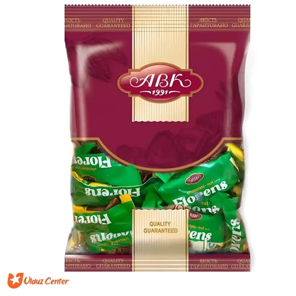 شکلات با مغز شکلاتی فندقی ABK Florens وزن 1000 گرم
