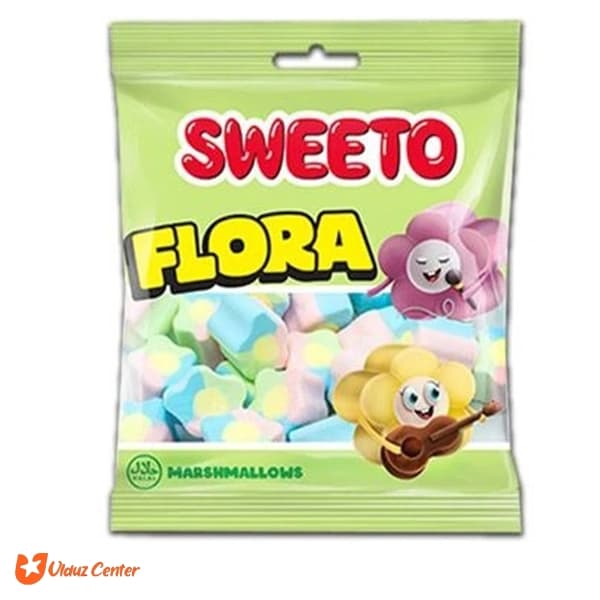 مارشمالو سوییتو مدل Flora وزن 60 گرم