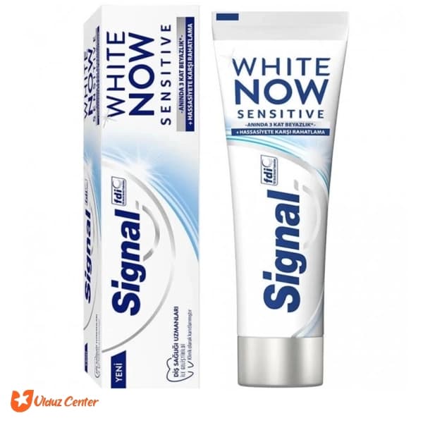 خمیر دندان سیگنال White Now مدل Sensitive حجم 75 میل