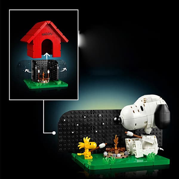 لگو سری آیدیاز مدل Peanuts Snoopy’s Doghouse کد 21368 — تصویر ۴
