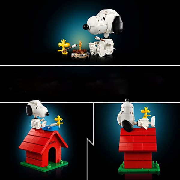 لگو سری آیدیاز مدل Peanuts Snoopy’s Doghouse کد 21368 — تصویر ۸