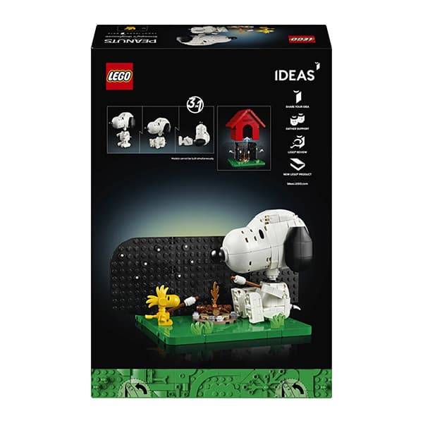 لگو سری آیدیاز مدل Peanuts Snoopy’s Doghouse کد 21368 — تصویر ۳