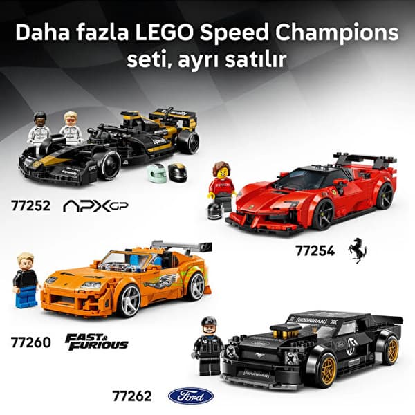 لگو سری اسپید چمپیونز مدل Ferrari 499P کد 77261 — تصویر ۴