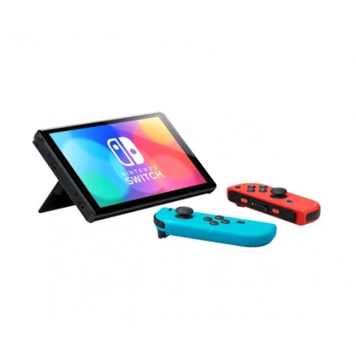 کنسول بازی Nintendo Switch OLED آبی قرمز (کارکرده) — تصویر ۲