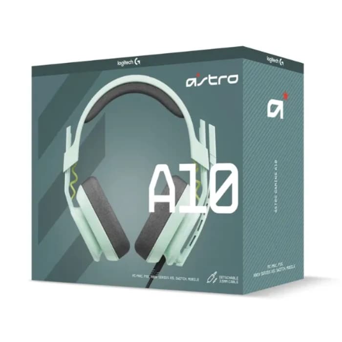 هدست گیمینگ لاجیتک مدل Astro A10 Gen 2 – رنگ Mint — تصویر ۸