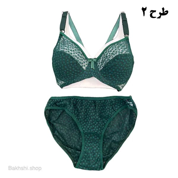 ست لباس زیر زیرفنر مخمل ژوبین — تصویر ۳