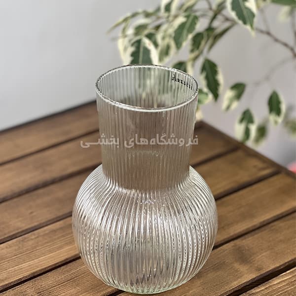 گلدان شیشه ای ایکیا بزرگ پاشاسازه