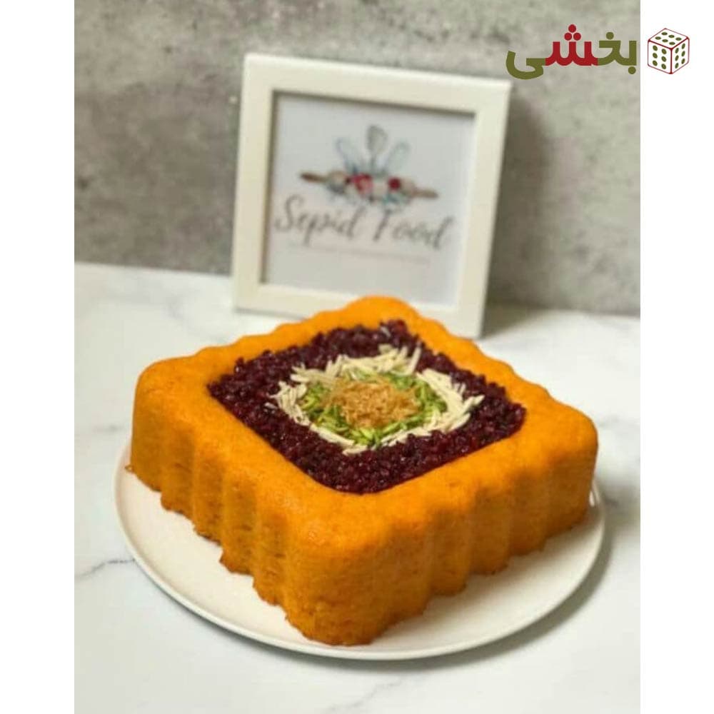 قالب کیک گرانیتی شارلوت مدل مربع گود — تصویر ۳