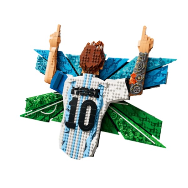 لگو سری ادیشنز مدل Lionel Messi – Celebration کد 43018 — تصویر ۲