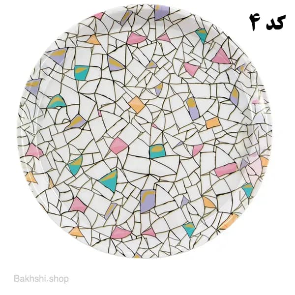 سینی مجمع گرد ستاره کوچک ملامین — تصویر ۶