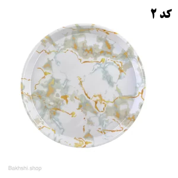 سینی مجمع گرد ستاره کوچک ملامین — تصویر ۲