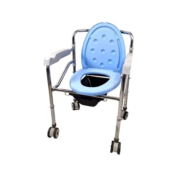 توالت فرنگی تاشو موژان طب مدل چرخدار تاشو 894 — تصویر ۲