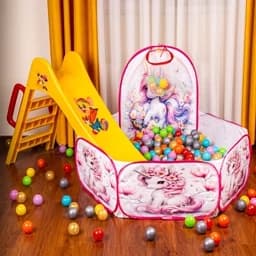 استخر توپ مدل النا طرح یونیکورن صورتی – تمام بنری -یکصد و چهل در یکصد وبیست سانتی متر – فاقد توپ وسرسره — تصویر ۲