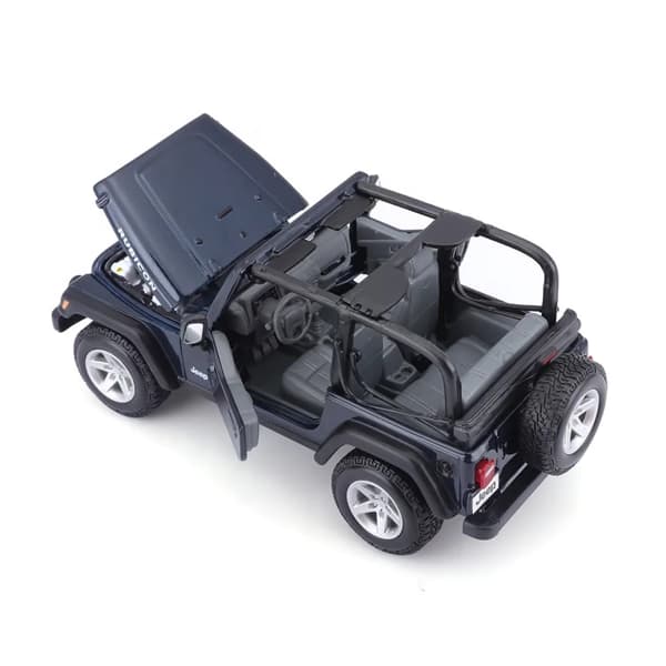 ماشین فلزی 1:18 مایستو مدل Jeep Wrangler Rubicon سرمه‌ای — تصویر ۵