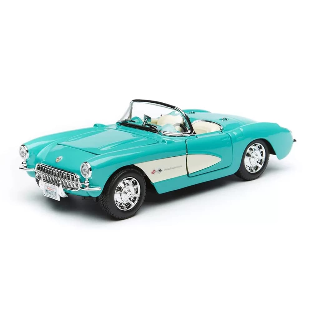 ماشین فلزی 1:24 مایستو مدل 1957 Chevrolet Corvette سبز آبی