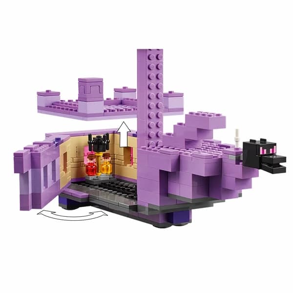 لگو Minecraft مدل The Ender Dragon and End Ship 21264 — تصویر ۲