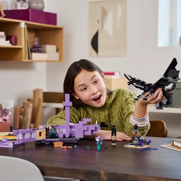 لگو Minecraft مدل The Ender Dragon and End Ship 21264 — تصویر ۷