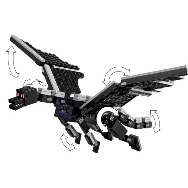 لگو Minecraft مدل The Ender Dragon and End Ship 21264 — تصویر ۳