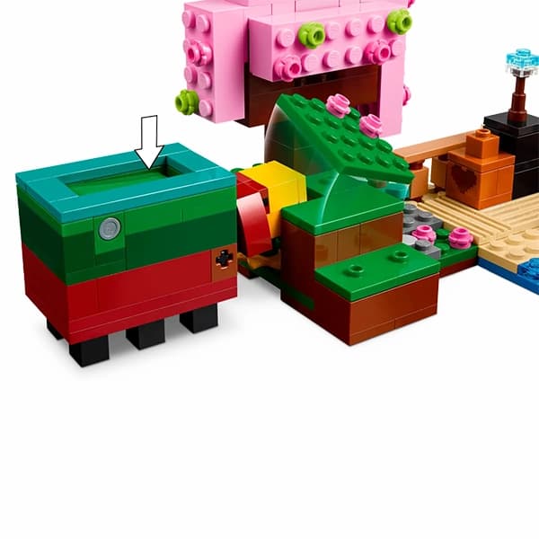 لگو Minecraft مدل The Cherry Blossom Garden 21260 — تصویر ۵