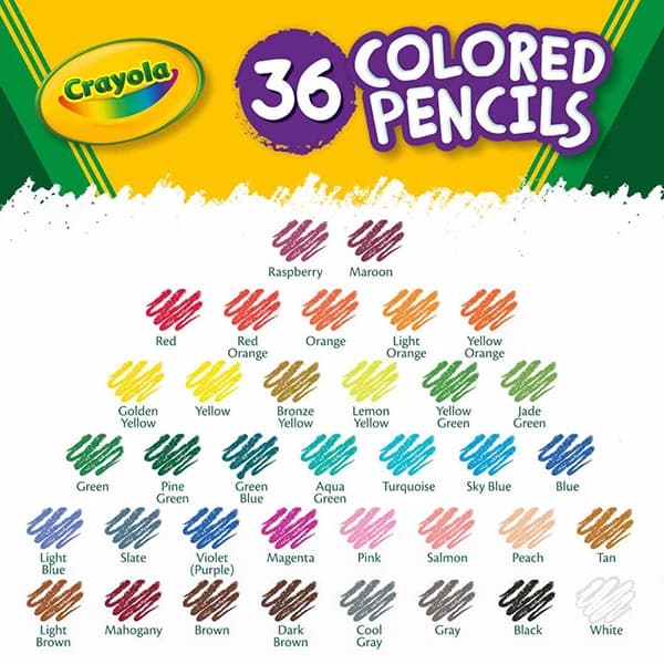 مدادرنگی 36 رنگ کرایولا Crayola — تصویر ۵