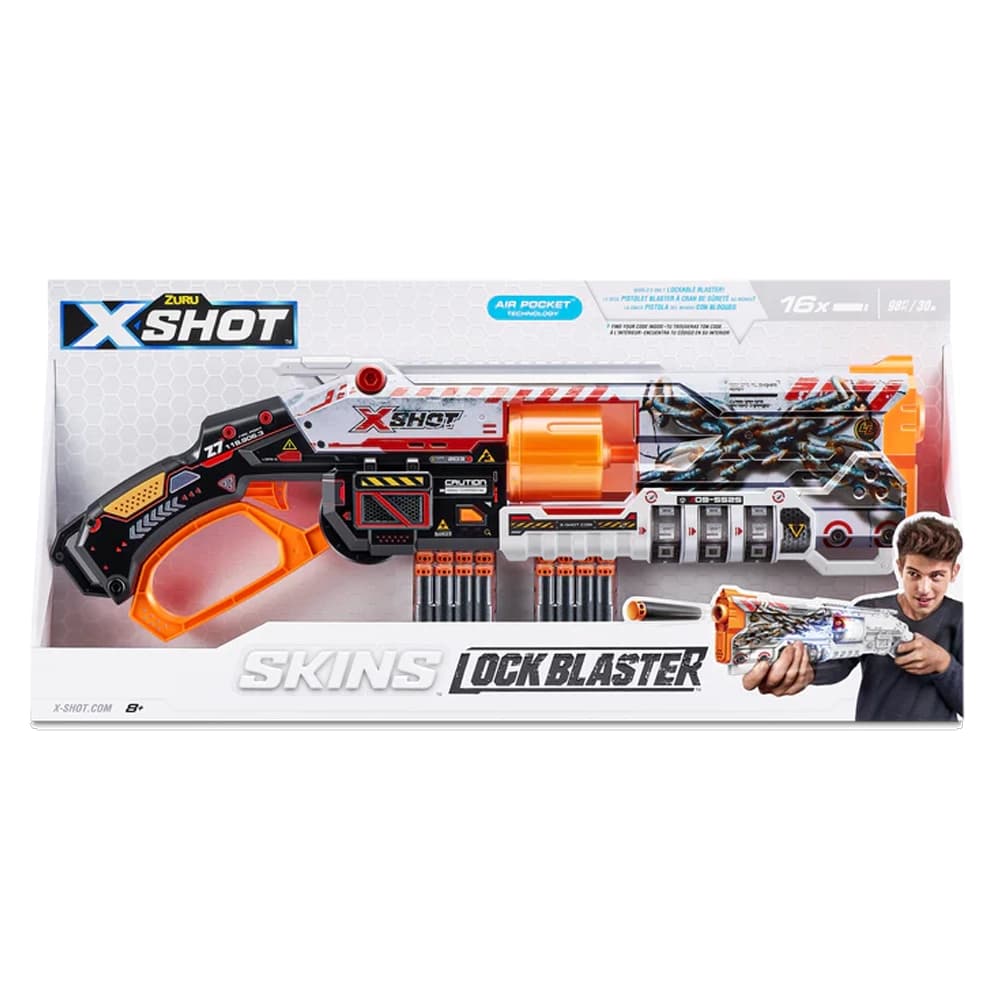 تفنگ ایکس شات X-Shot مدل Skins Lock Blaster