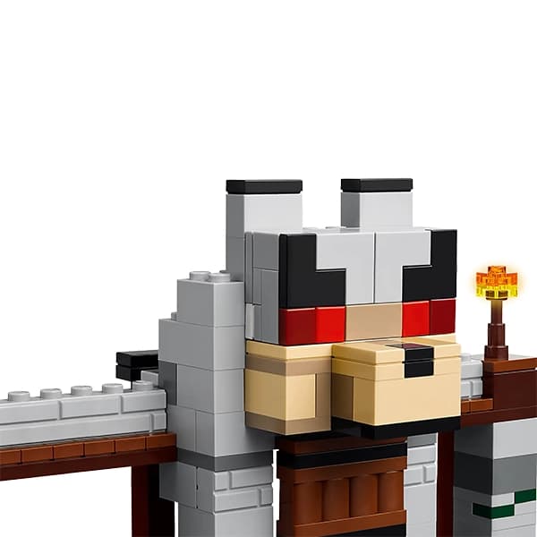 لگو Minecraft مدل 21261 The Wolf Stronghold — تصویر ۴