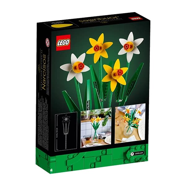 لگو آیکونز مدل گل نرگس Daffodils 40646 — تصویر ۳
