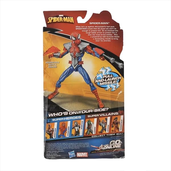 اکشن فیگور مرد عنکبوتی مدل پرتاب موشک Hasbro — تصویر ۴