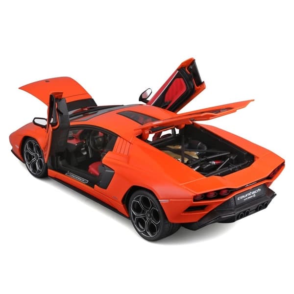 ماشین فلزی 1:18 مایستو مدل Lamborghini Countach LPI 800-4 نارنجی — تصویر ۳