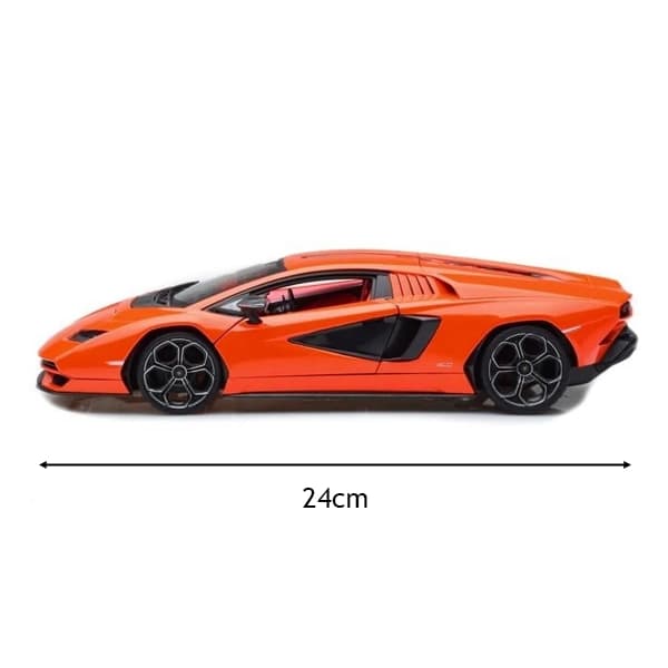ماشین فلزی 1:18 مایستو مدل Lamborghini Countach LPI 800-4 نارنجی — تصویر ۲