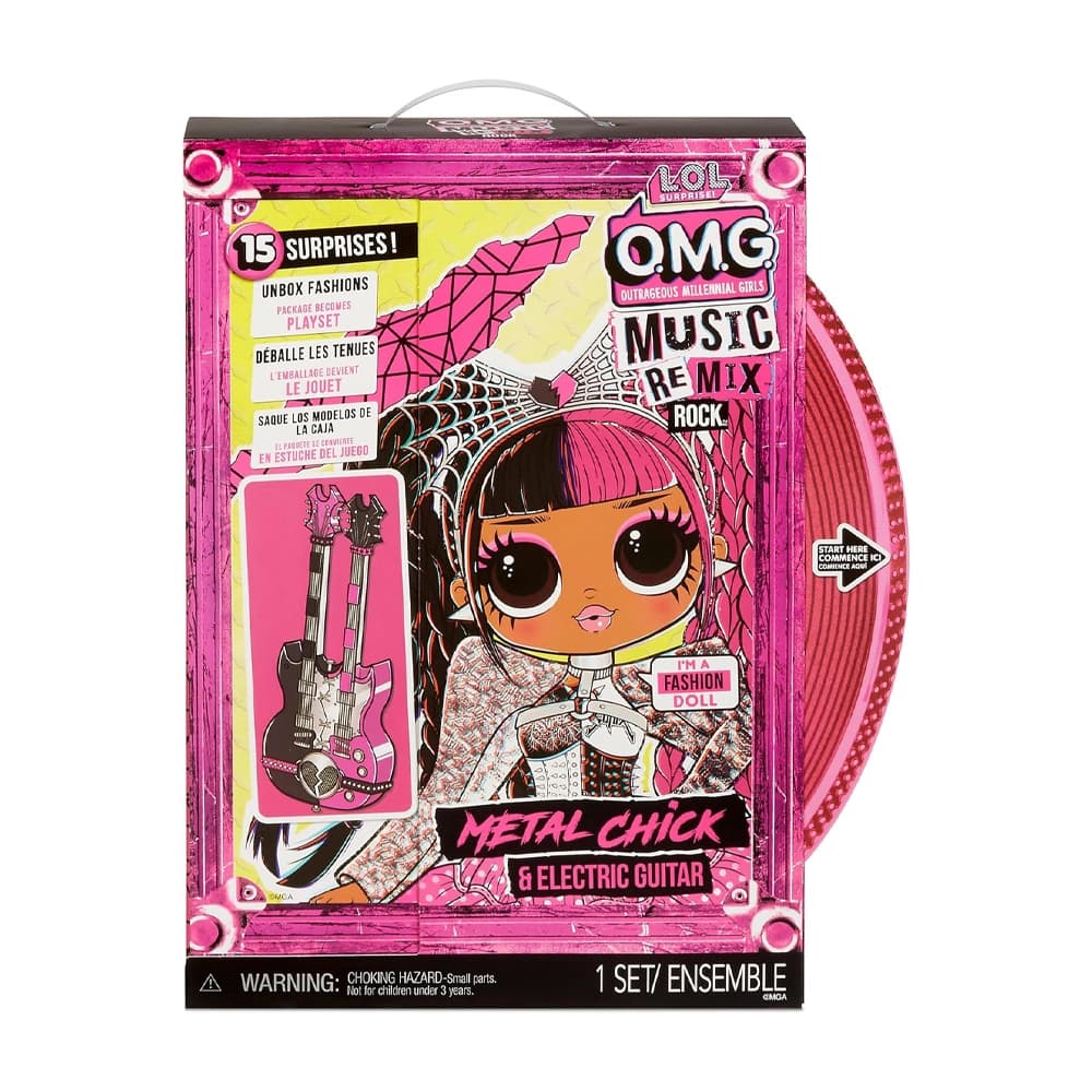 عروسک LOL OMG Surprise مدل Metal Chick And Electric Guitar — تصویر ۵