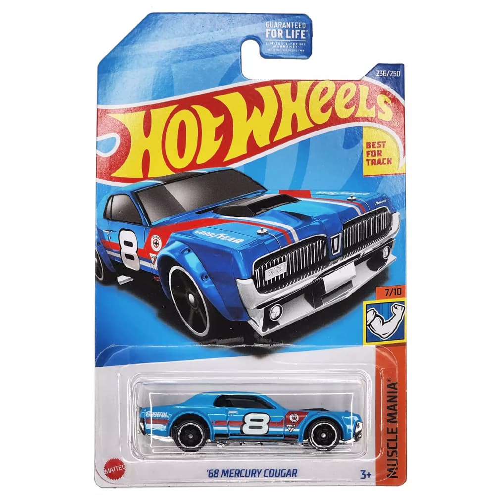 ماشین هات ویلز مدل 68 Mercury Cougar