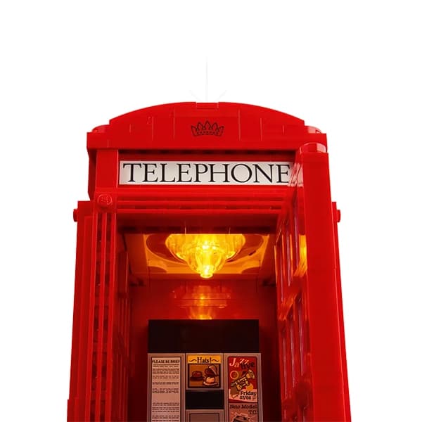 لگو Ideas مدل 21347 Red London Telephone Box — تصویر ۸