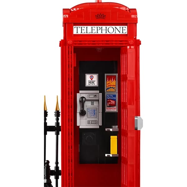لگو Ideas مدل 21347 Red London Telephone Box — تصویر ۵