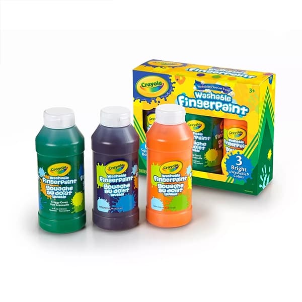 رنگ انگشتی 3 رنگ قابلشستشو کرایولا Crayola — تصویر ۲