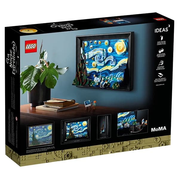 لگو Ideas مدل Vincent Van Gogh The Starry Night 21333 — تصویر ۳