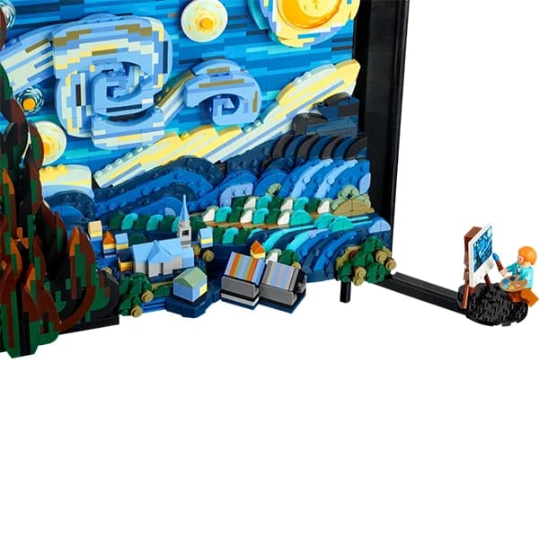 لگو Ideas مدل Vincent Van Gogh The Starry Night 21333 — تصویر ۶