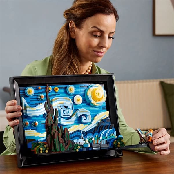 لگو Ideas مدل Vincent Van Gogh The Starry Night 21333 — تصویر ۵