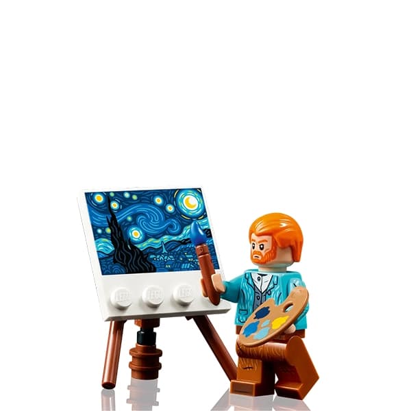 لگو Ideas مدل Vincent Van Gogh The Starry Night 21333 — تصویر ۴
