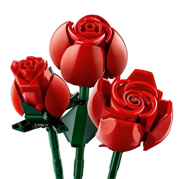 لگو آیکونز مدل دسته گل رز قرمز Bouquet of Roses 10328 — تصویر ۵