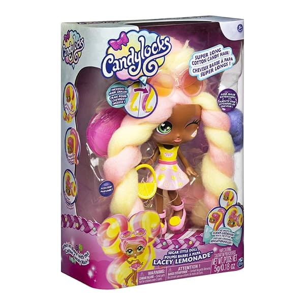 عروسک Candy Locks مدل Lacey Lemonade معطر — تصویر ۵