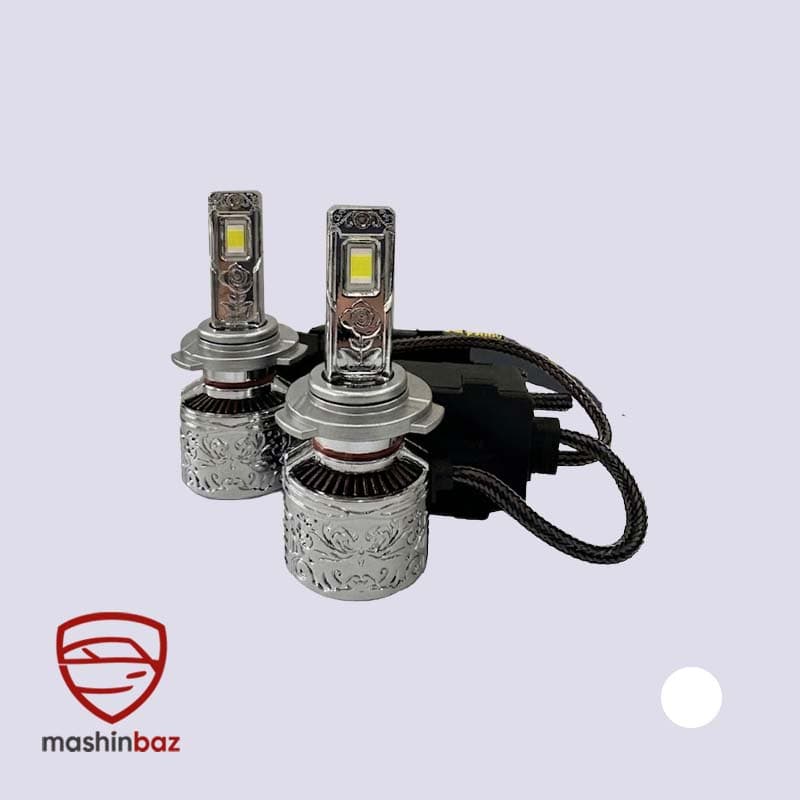 هدلایت 140 وات پایه 9005 سام SAM نور یخی XT8 بسته ۲ عددی