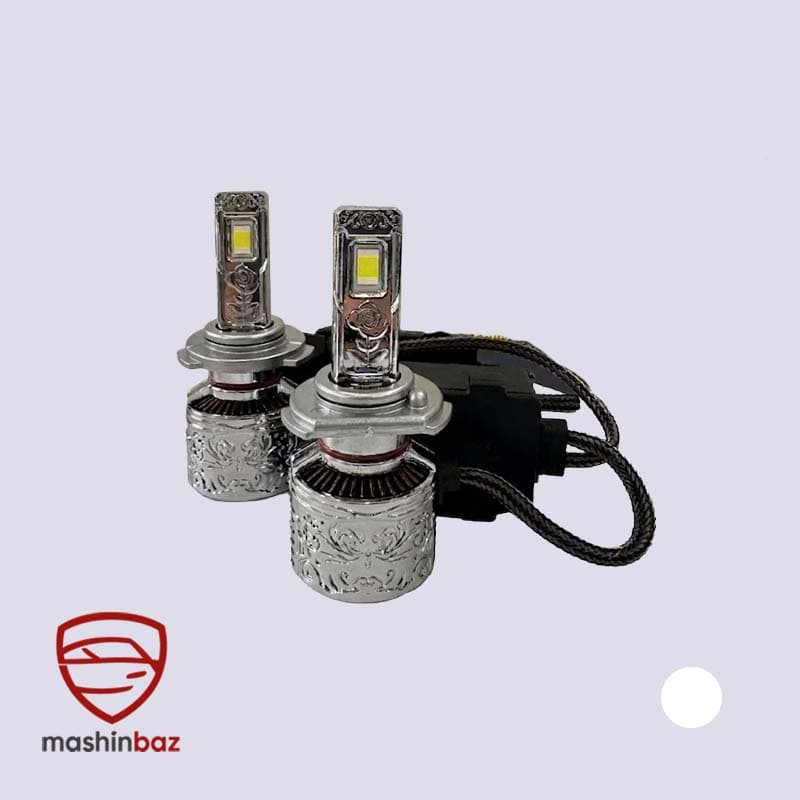 هدلایت 140 وات پایه H1 سام SAM نور یخی XT8 بسته ۲ عددی