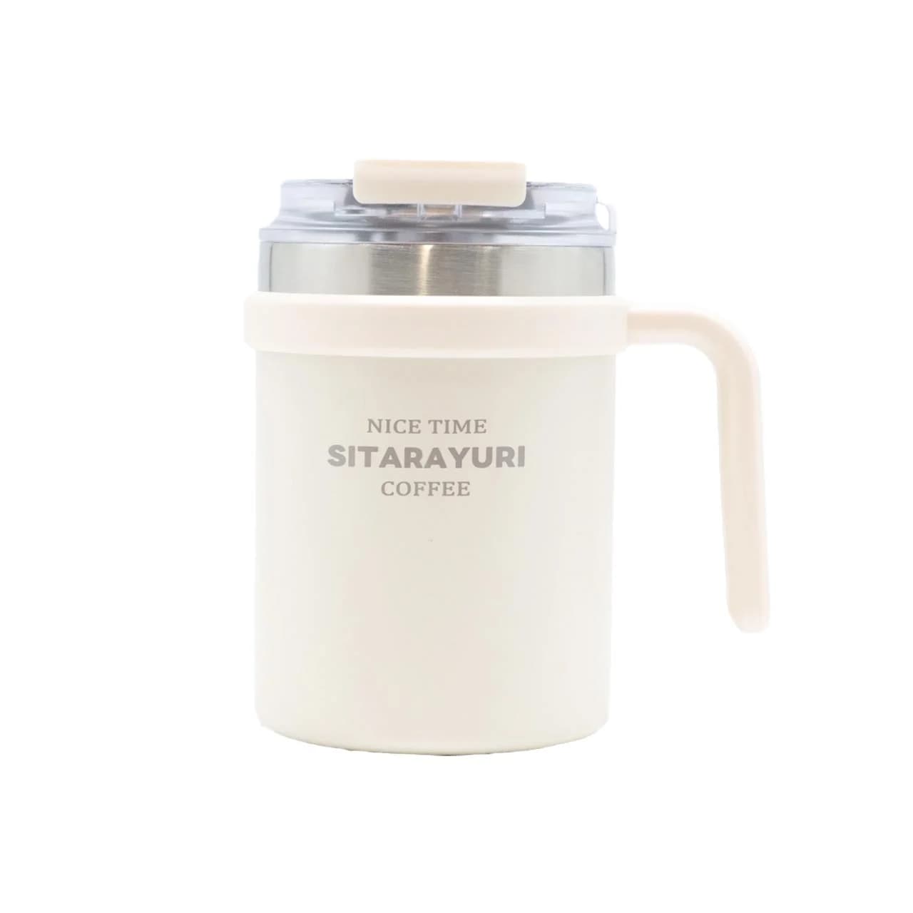 تراول ماگ Sitarayuri مدل ZF-032 ظرفیت 500 میلی لیتر – سفید