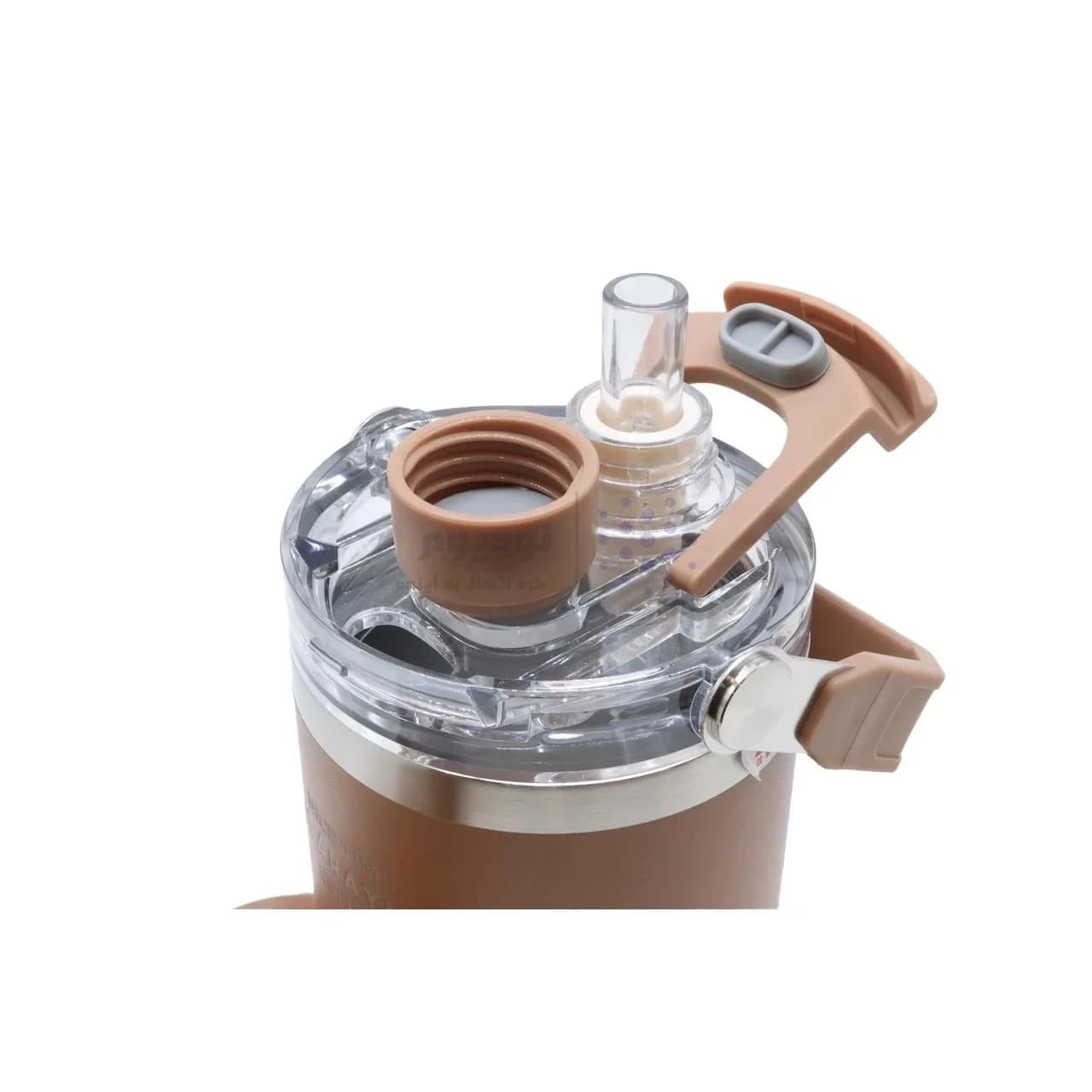 تراول ماگ Sitarayuri مدل ZF-061 ظرفیت 600 میلی لیتر – قهوه ای — تصویر ۲