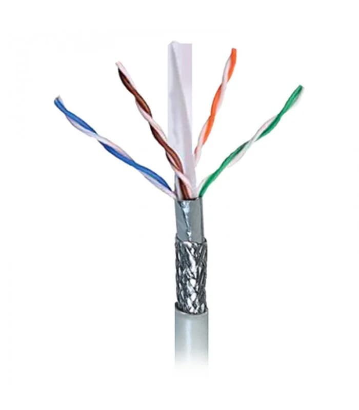 کابل شبکه CAT6 SFTP کی نت مدل K-NL6S00305 به طول 305 متر