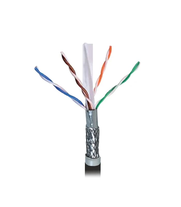 کابل شبکه کی نت CAT6 SFTP Outdoor مدل K-NL6SO305 به طول 305 متر